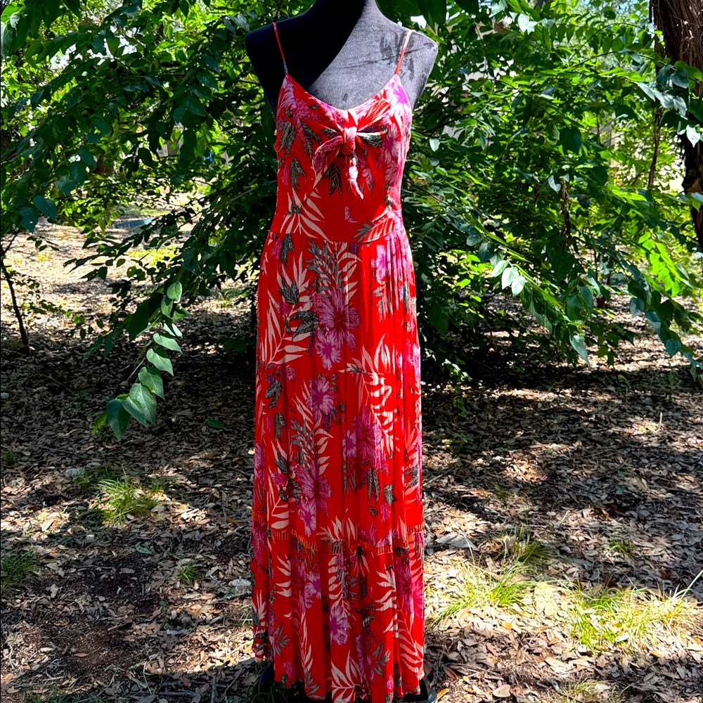 Miss Me Tropical Maxi Dress